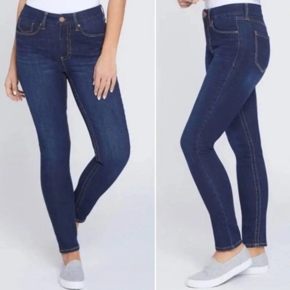 Seven7 Tummyless 6 High Rise Skinny Jeans Logo Shapewear Tummy Control Denim - Picture 8 of 8